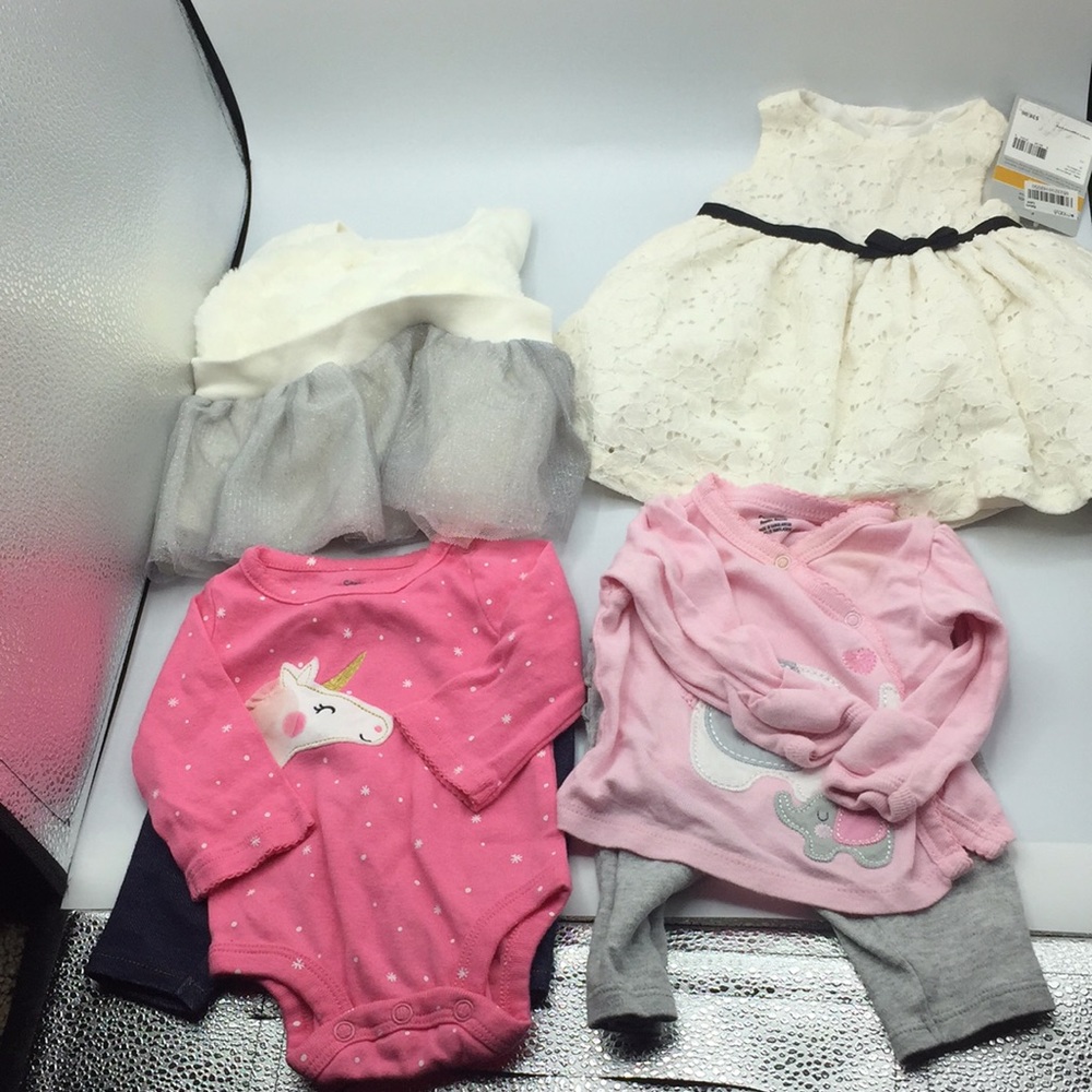 Carters Bundle of Match Sets Dresses